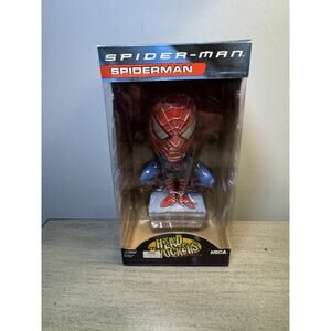NECA Spider-Man Head Knockers Bobblehead Hand Painted Marvel Figure NIB